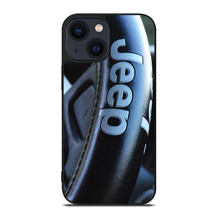 JEEP LOGO STEERING INTERIOR iPhone 14 Plus Case Cover