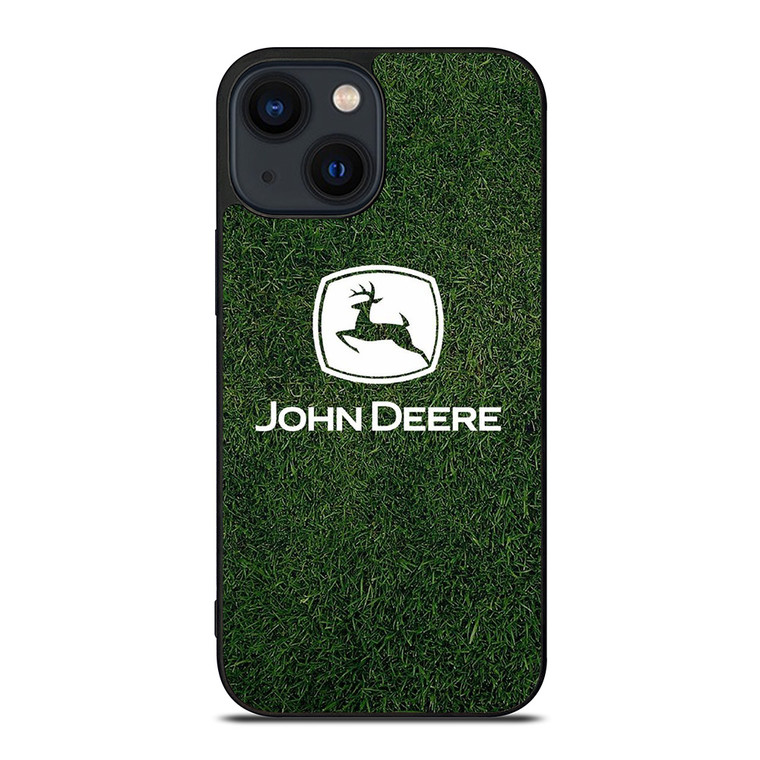 JOHN DEERE LOGO GREEN GRASS ICON iPhone 14 Plus Case Cover