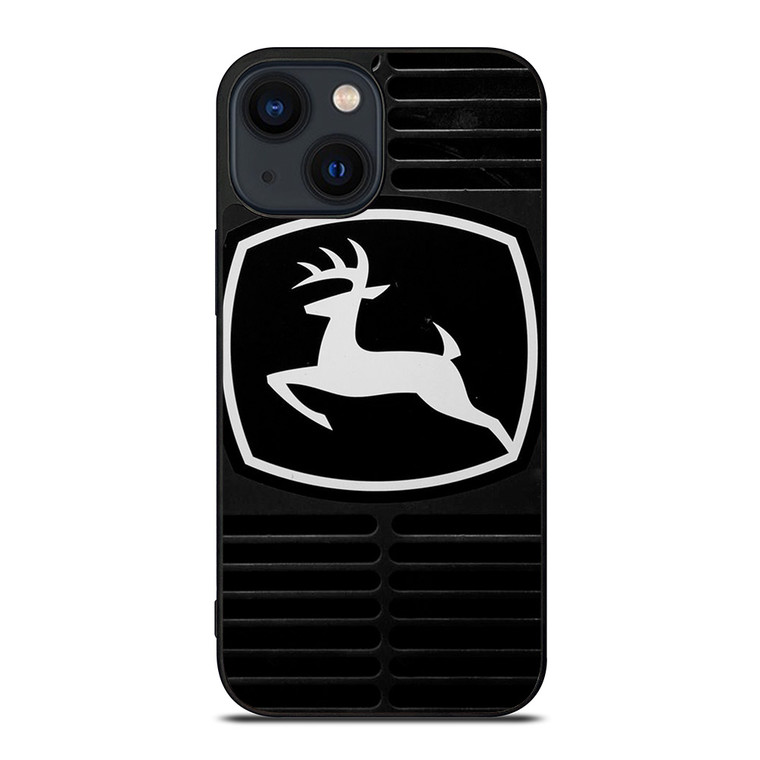 JOHN DEERE TRACTOR LOGO BLACK iPhone 14 Plus Case Cover