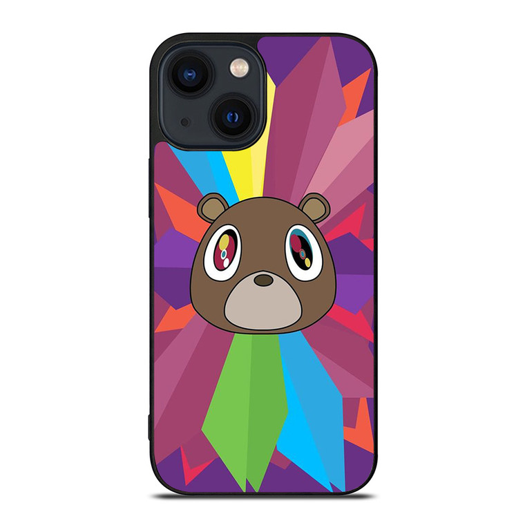 KANYE WEST DROPOUT BEAR FACE ICON iPhone 14 Plus Case Cover