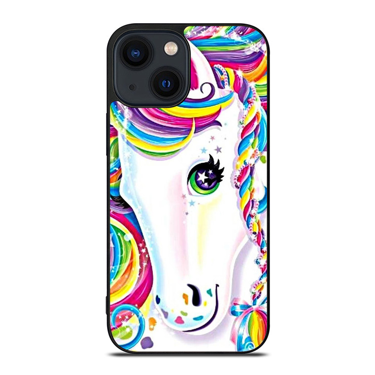 LISA FRANK UNICORN HORSE ART iPhone 14 Plus Case Cover