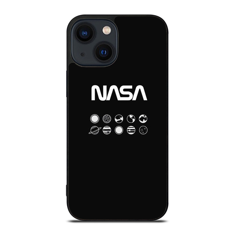 NASA LOGO PLANETS iPhone 14 Plus Case Cover