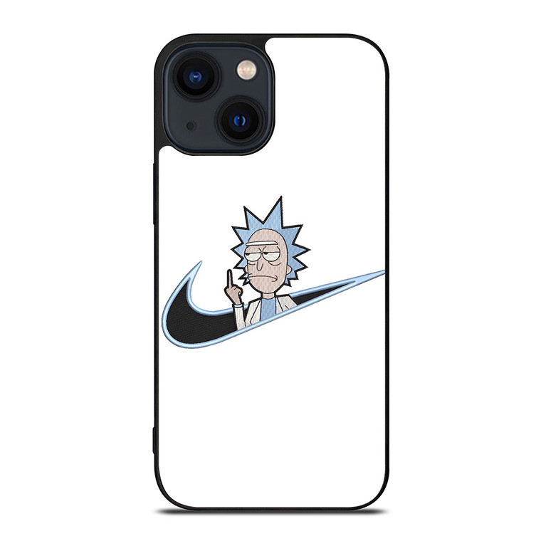 NIKE LOGO RICK AND MORTY iPhone 14 Plus Case Cover