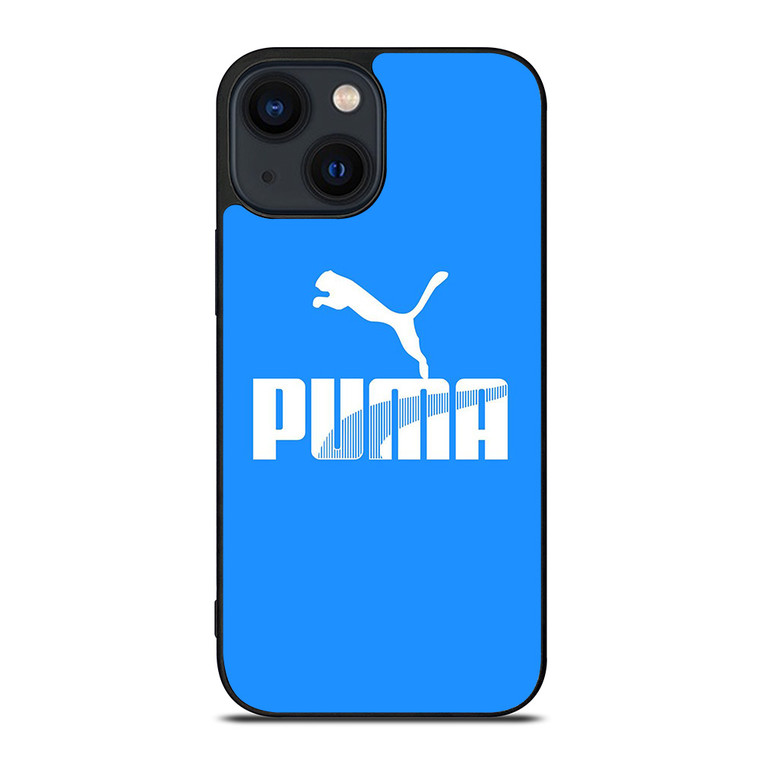 PUMA LOGO BLUE ICON iPhone 14 Plus Case Cover