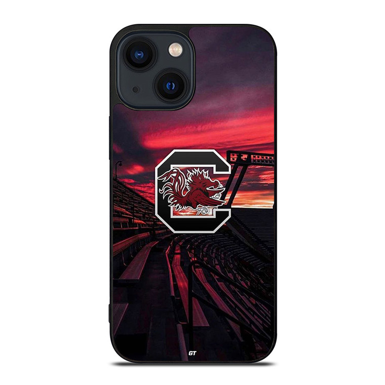 SOUTH CAROLINA GAMECOCKS FOOTBALL UNIVERSITY LOGO iPhone 14 Plus Case Cover