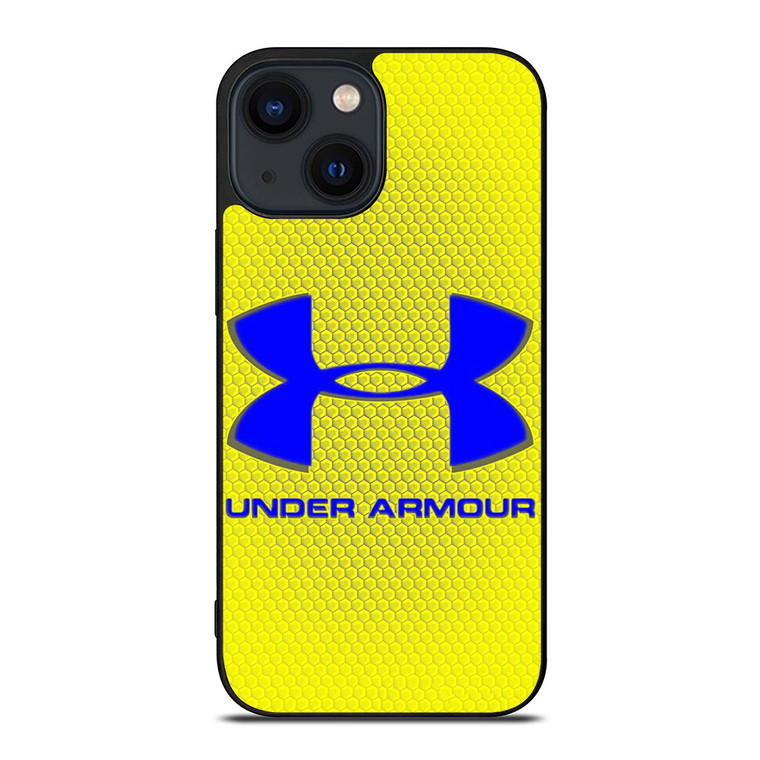 UNDER ARMOUR LOGO BLUE YELLOW iPhone 14 Plus Case Cover