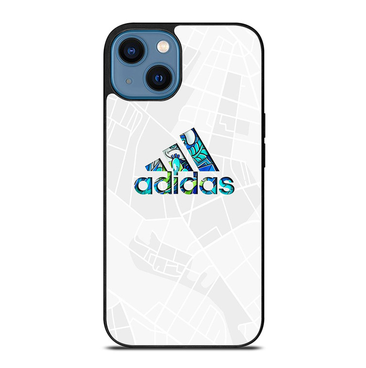 ADIDAS LOGO FLORAL SUMMER ICON iPhone 14 Case Cover