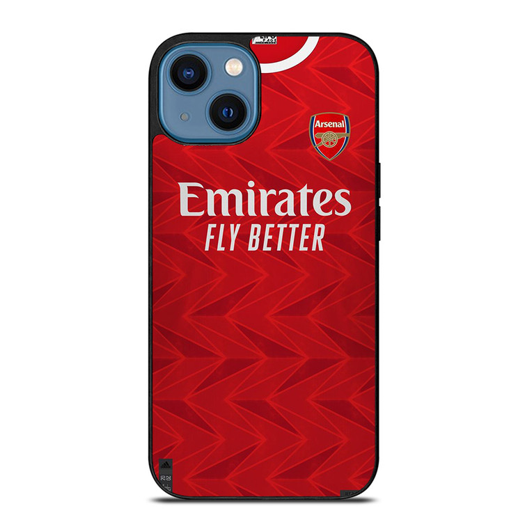 ARSENAL FC THE GUNNERS HOME JERSEY iPhone 14 Case Cover