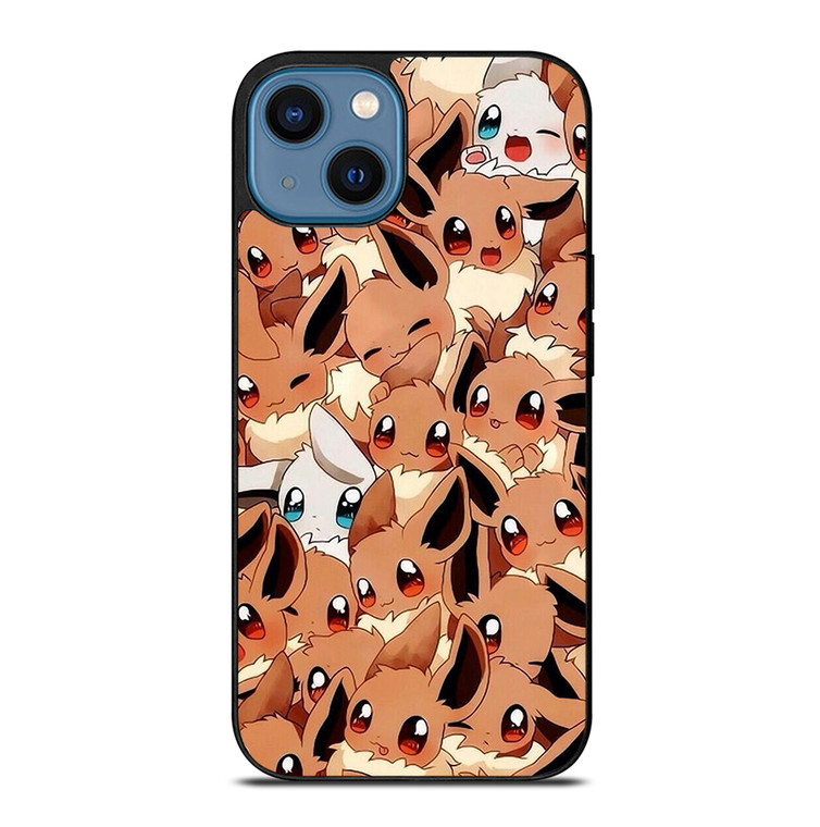 EEVEE POKEMON POCKET MONSTERS COLLAGE iPhone 14 Case Cover