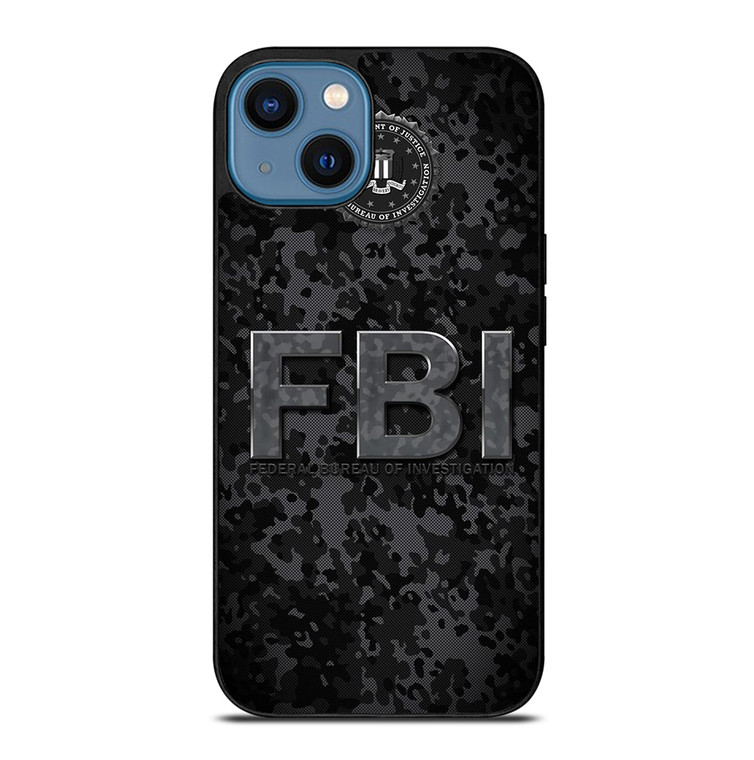 FBI LOGO CAMO iPhone 14 Case Cover
