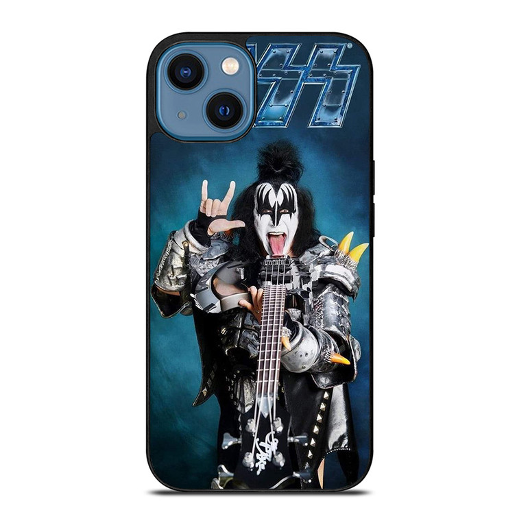 GENE SIMMONS KISS BASSIST iPhone 14 Case Cover