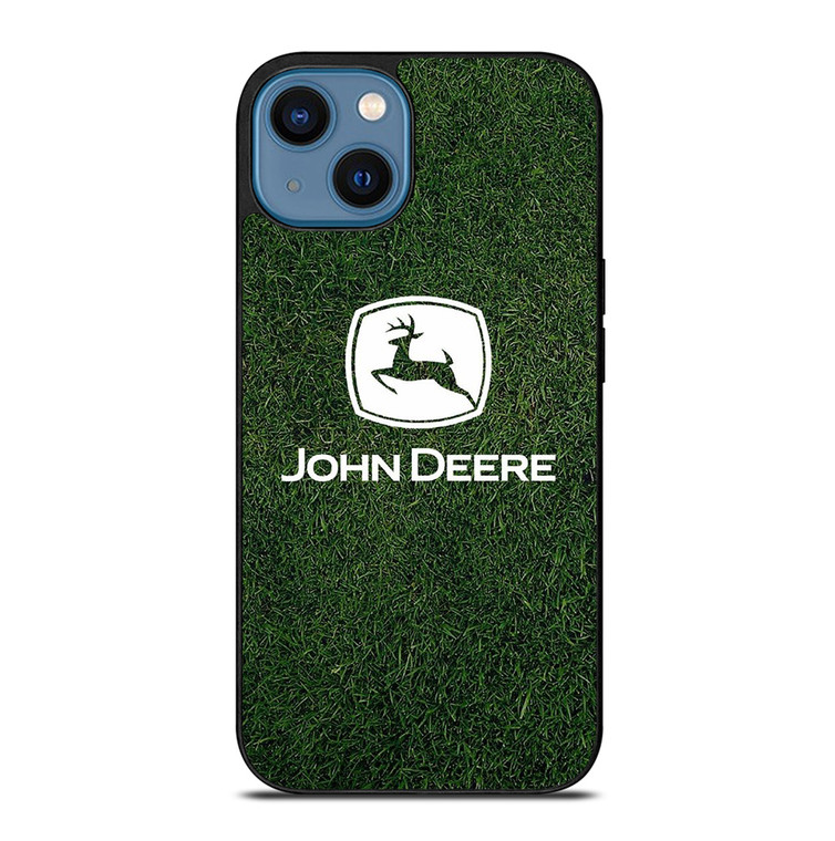 JOHN DEERE LOGO GREEN GRASS ICON iPhone 14 Case Cover