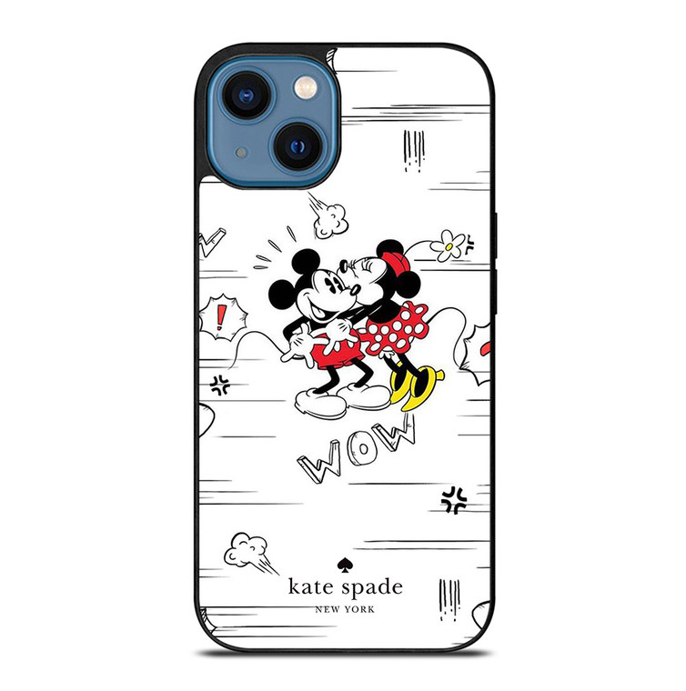 KATE SPADE NEW YORK LOGO X MICKEY MINNIE MOUSE DISNEY iPhone 14 Case Cover