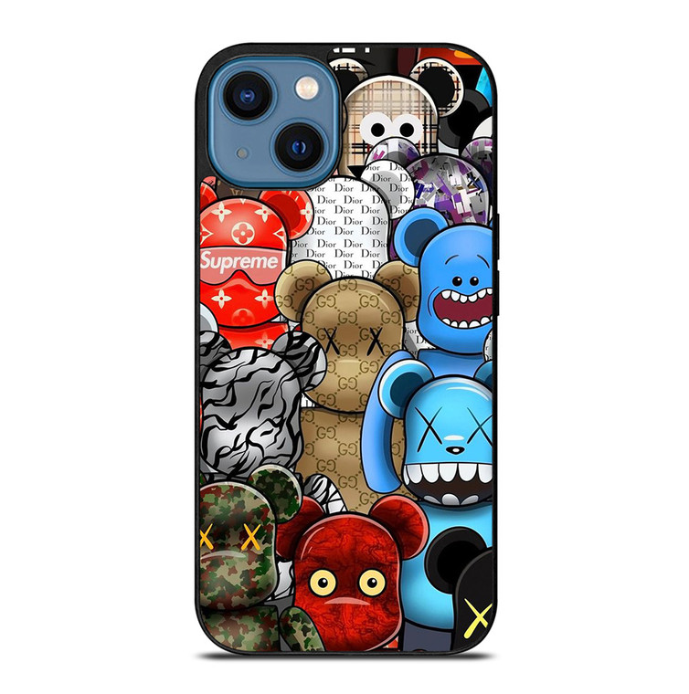 KAWS COLLAGE ICON BRANDS LOGO iPhone 14 Case Cover