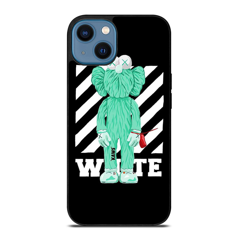 KAWS ICON OFF WHITE LOGO iPhone 14 Case Cover