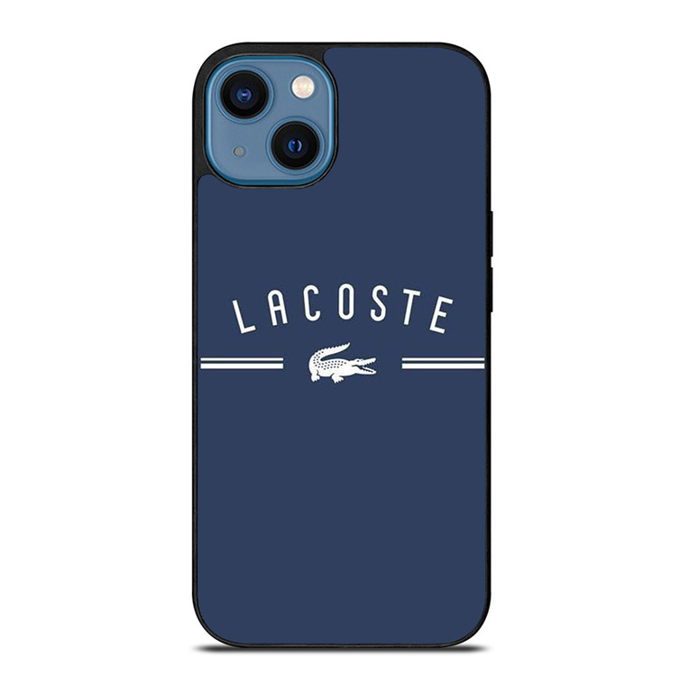 LACOSTE CROC LOGO BLUE iPhone 14 Case Cover