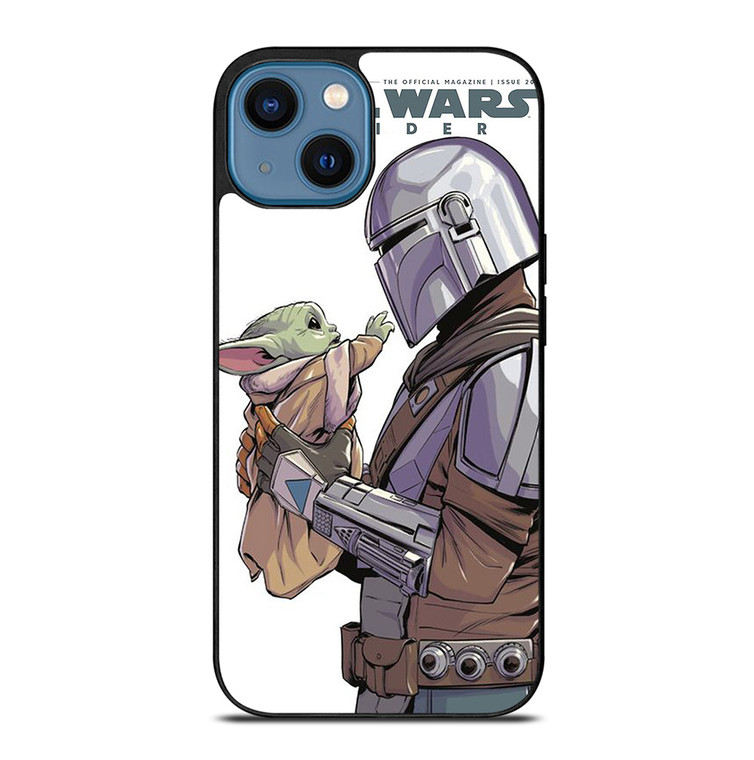 MANDALORIAN AND BABY YODA STAR WARS INSIDER iPhone 14 Case Cover
