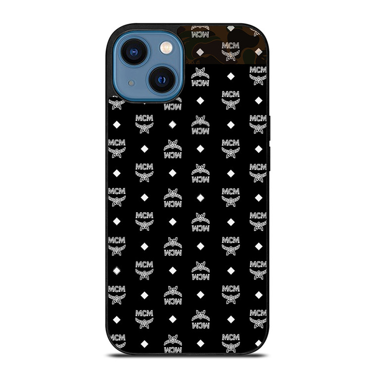 MCM MICHAEL CROMER MUNICH BLACK LOGO iPhone 14 Case Cover