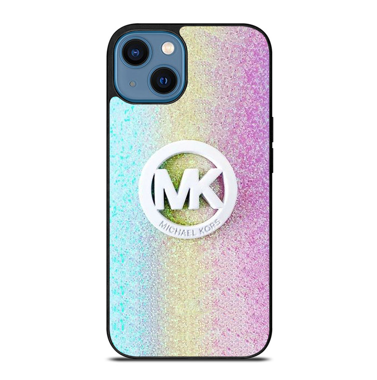 MICHAEL KORS MK LOGO RAINBOW iPhone 14 Case Cover