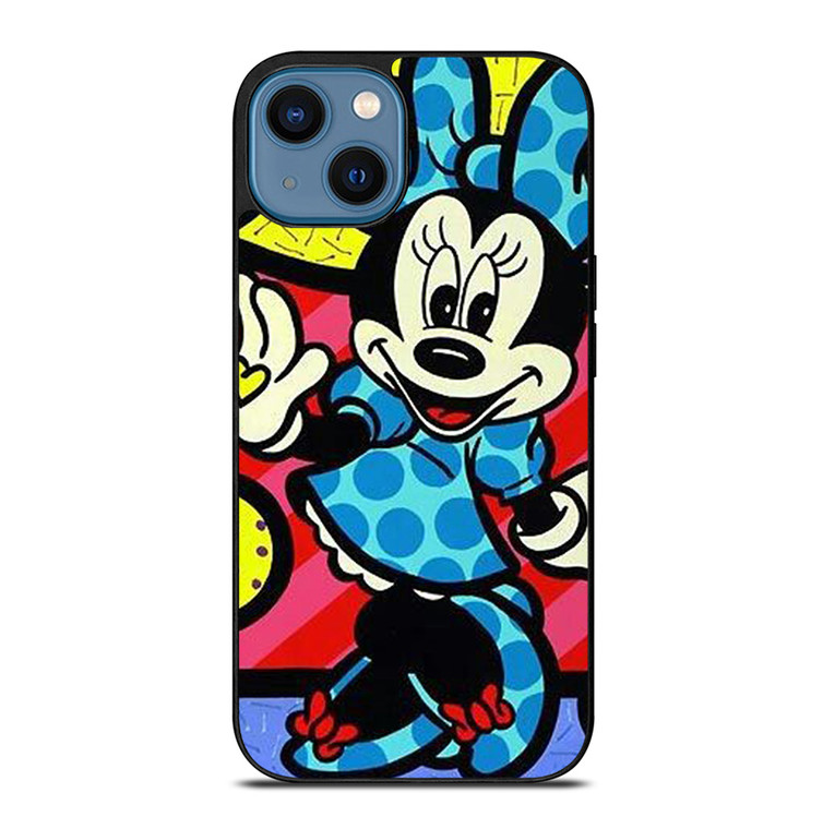 MINNIE MOUSE ROMERO BRITTO ART iPhone 14 Case Cover