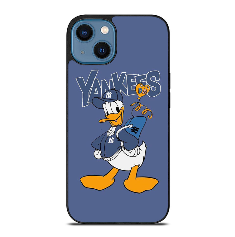 NEW YORK YANKEES BASEBALL DONALD DUCK iPhone 14 Case Cover