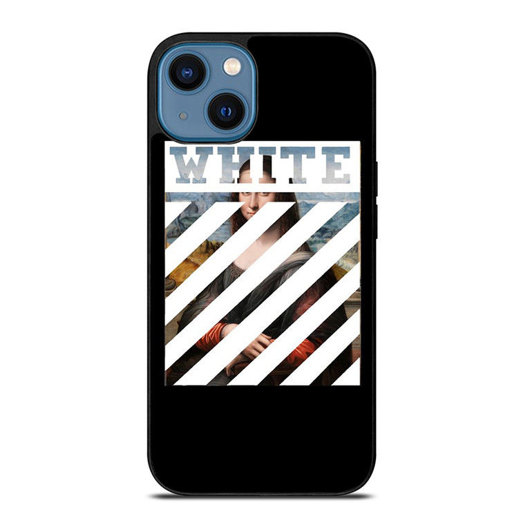 OFF WHITE LOGO MONALISA ICON iPhone 14 Case Cover