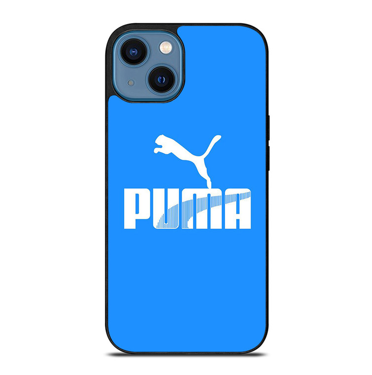 PUMA LOGO BLUE ICON iPhone 14 Case Cover