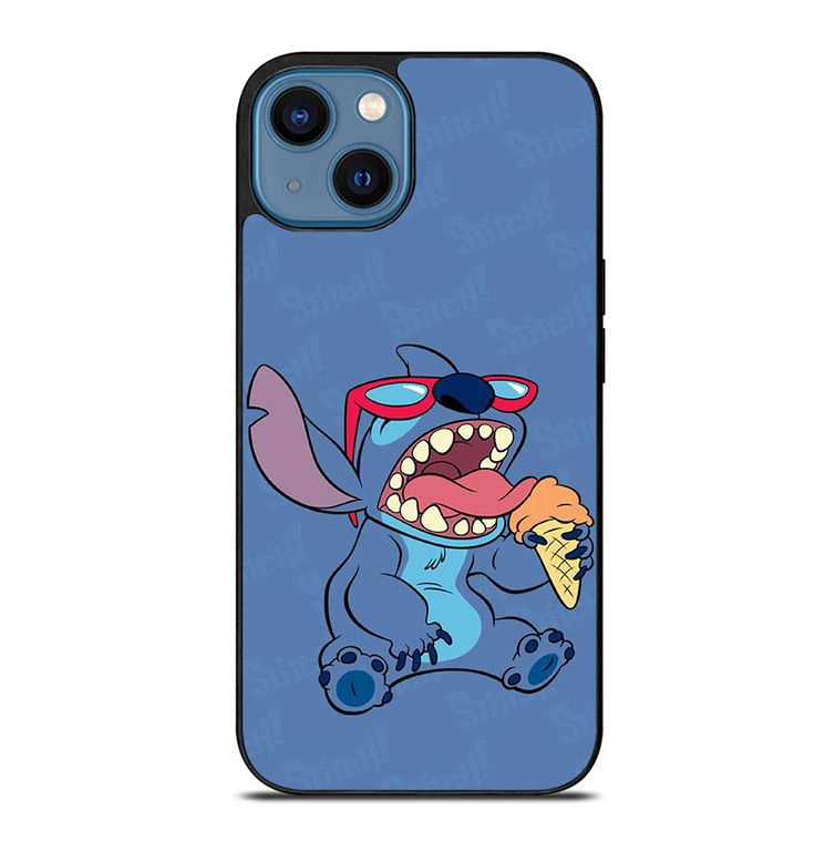 STITCH DISNEY CARTOON ICE CREAM iPhone 14 Case Cover