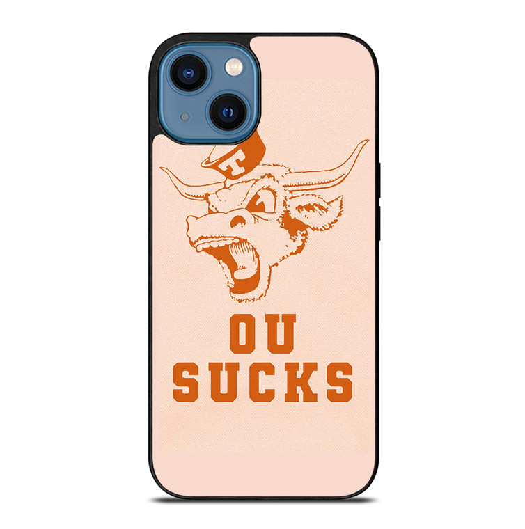TEXAS LONGHORN ICON OU SUCKS LOGO FOOTBALL UNIVERSITY iPhone 14 Case Cover TEXAS LONGHORN ICON OU SUCKS LOGO FOOTBALL UNIVERSITY iPhone 14 Case Cover