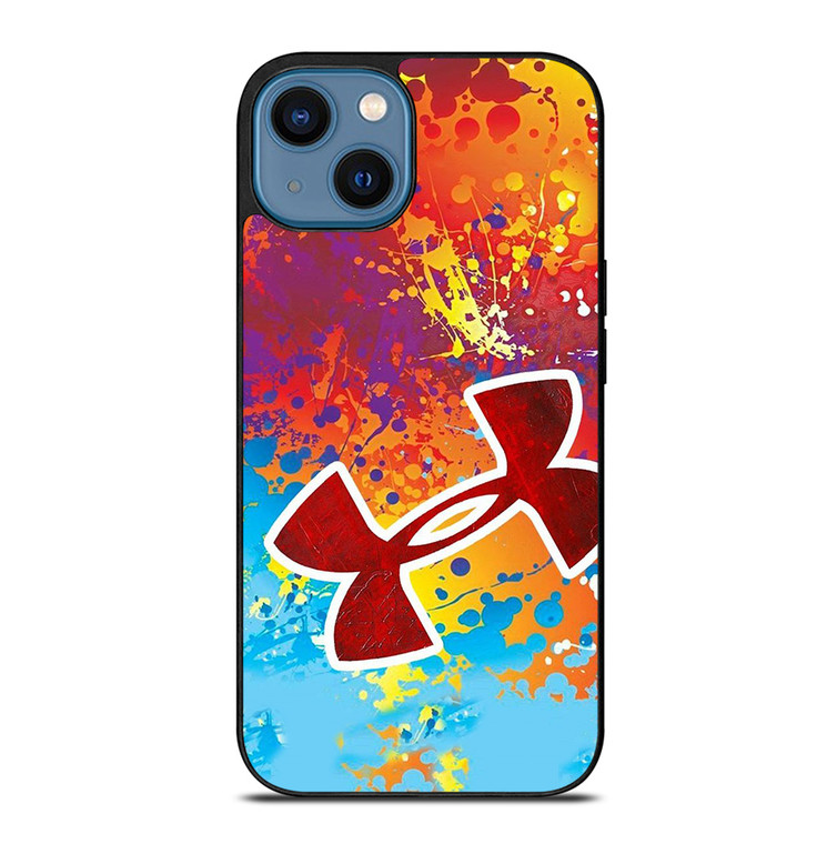 UNDER ARMOUR LOGO COLORFUL PAINT iPhone 14 Case Cover