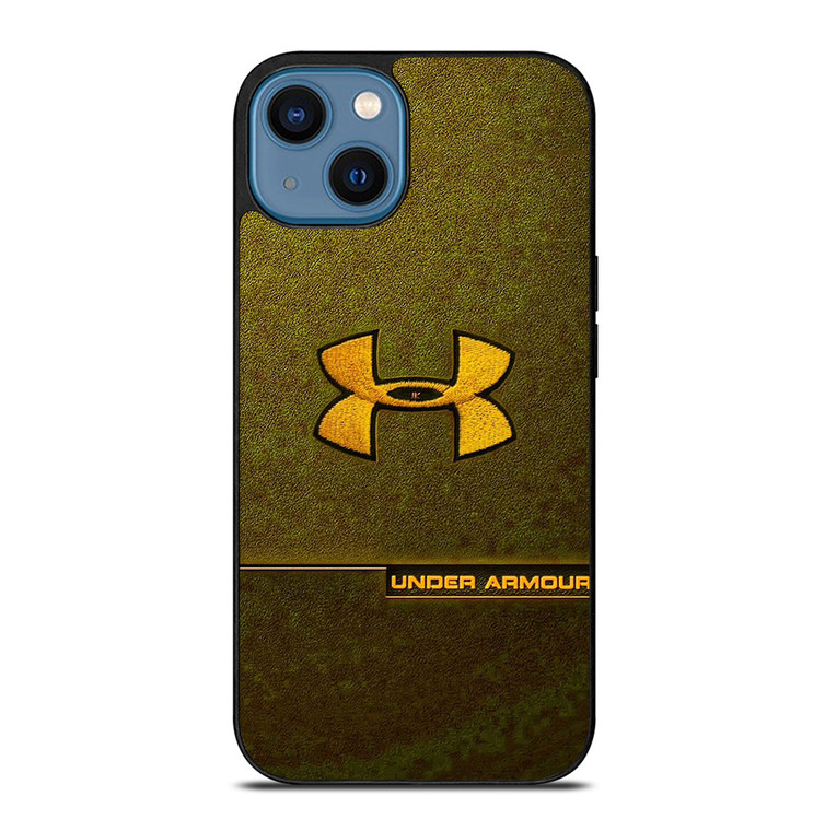 UNDER ARMOUR LOGO EMBROIDERY YELLOW iPhone 14 Case Cover