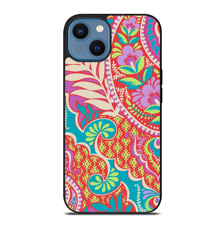 VERA BRADLEY FASHION FLORAL PATTERN iPhone 14 Case Cover