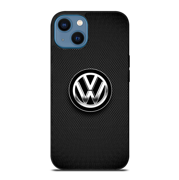 VOLKSWAGEN VW BLACK LOGO ICON iPhone 14 Case Cover