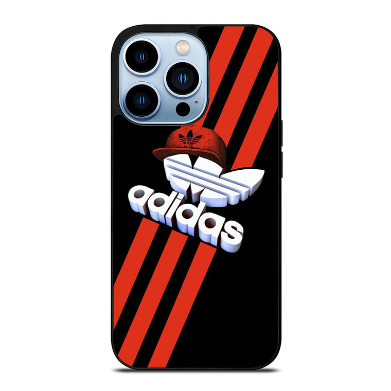 ADIDAS LOGO RED HAT iPhone 13 Pro Max Case Cover