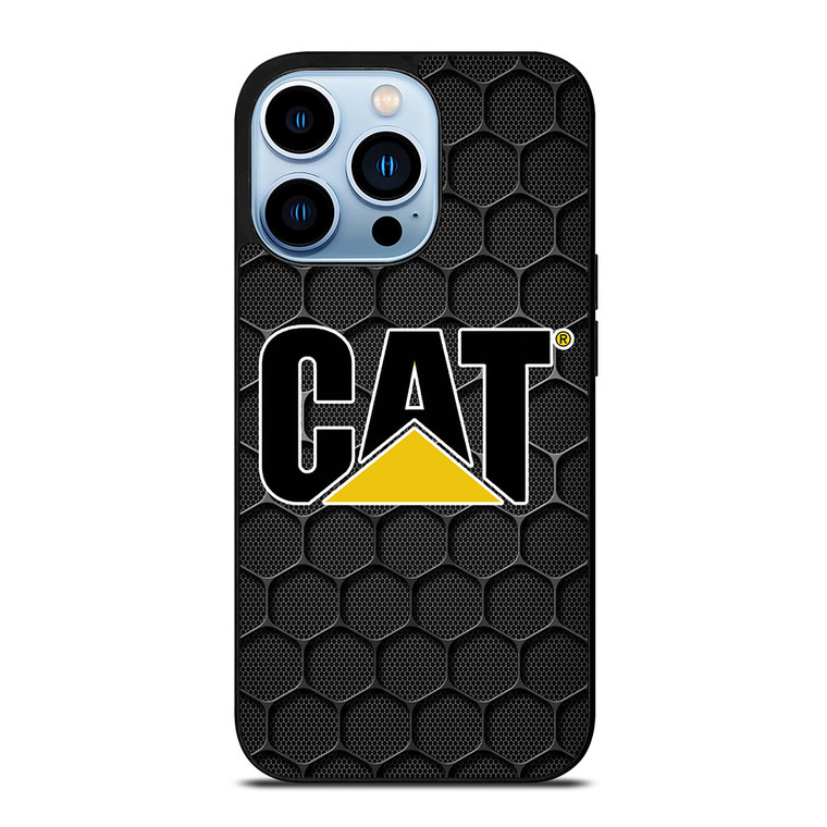 CATERPILLAR CAT TRACTOR LOGO HEXA METAL iPhone 13 Pro Max Case Cover