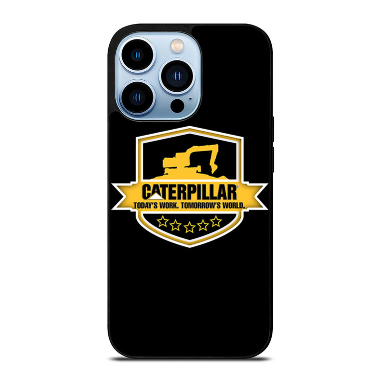 CATERPILLAR TRACTOR LOGO CAT ICON TODAY'S WORK iPhone 13 Pro Max Case Cover