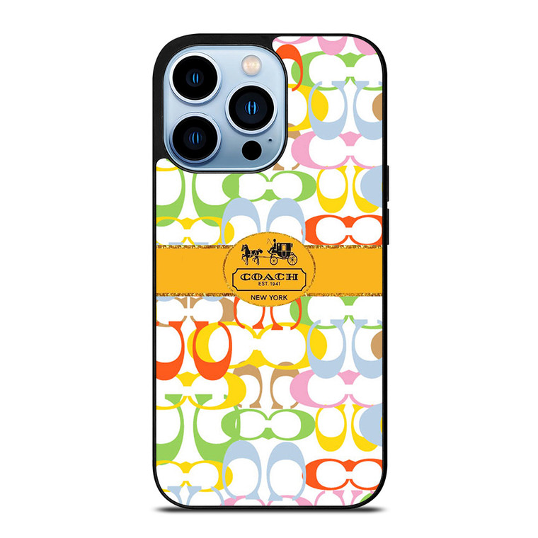 COACH NEW YORK LOGO LUXURY FASHION iPhone 13 Pro Max Case Cover