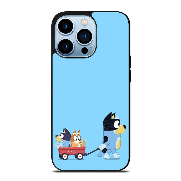 HEELERS FAMILY BLUEY CARTOON iPhone 13 Pro Max Case Cover