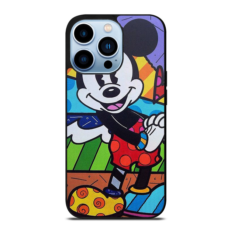 MICKEY MOUSE ROMERO BRITTO ART iPhone 13 Pro Max Case Cover