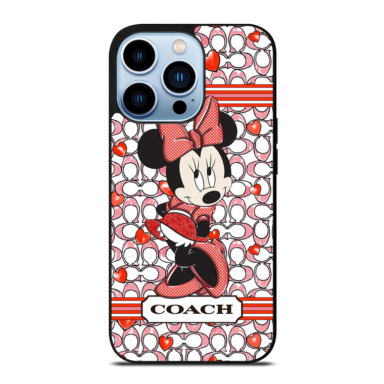 MINNIE MOUSE DISNEY COACH NEW YORK LOGO iPhone 13 Pro Max Case Cover