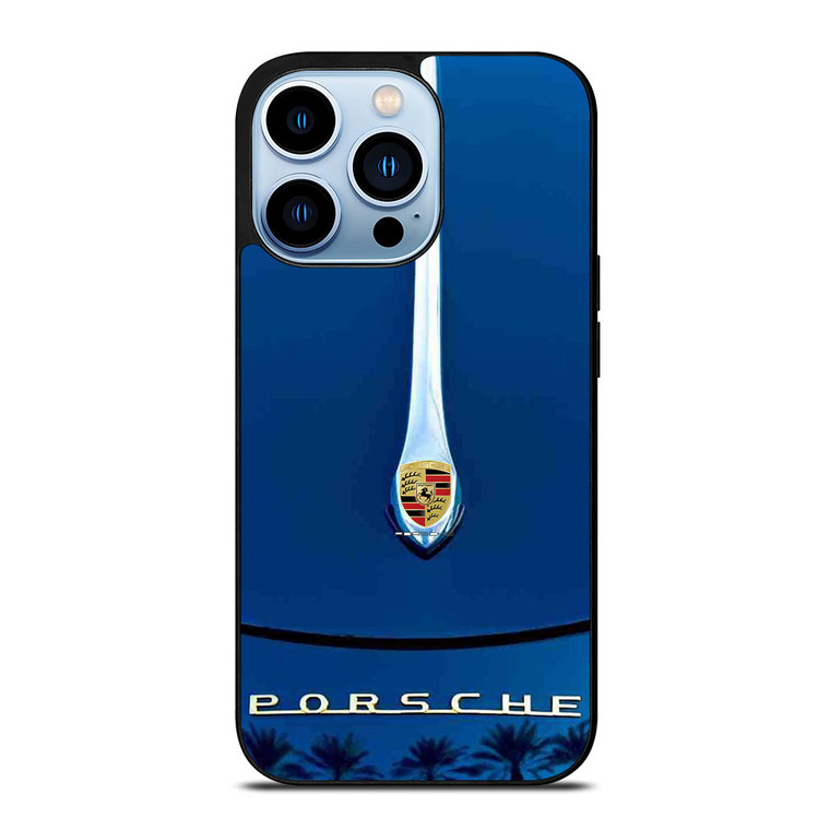 PORSCHE CAR LOGO HOOD EMBLEM iPhone 13 Pro Max Case Cover