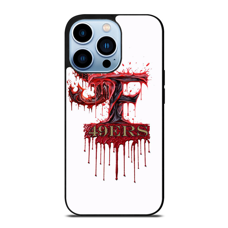 SAN FRANCISCO 49ERS FOOTBALL BLOODY LOGO iPhone 13 Pro Max Case Cover