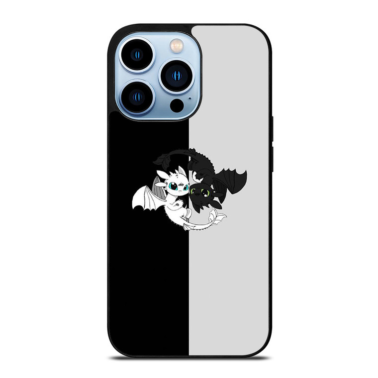TOOTHLESS AND LIGHT FURY YIN YANG iPhone 13 Pro Max Case Cover
