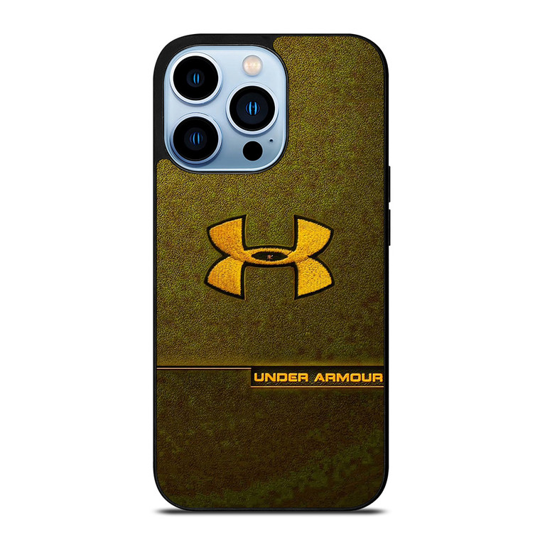UNDER ARMOUR LOGO EMBROIDERY YELLOW iPhone 13 Pro Max Case Cover