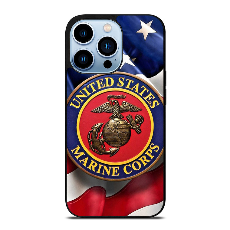 UNITED STATES US MARINE CORPS LOGO FLAG iPhone 13 Pro Max Case Cover