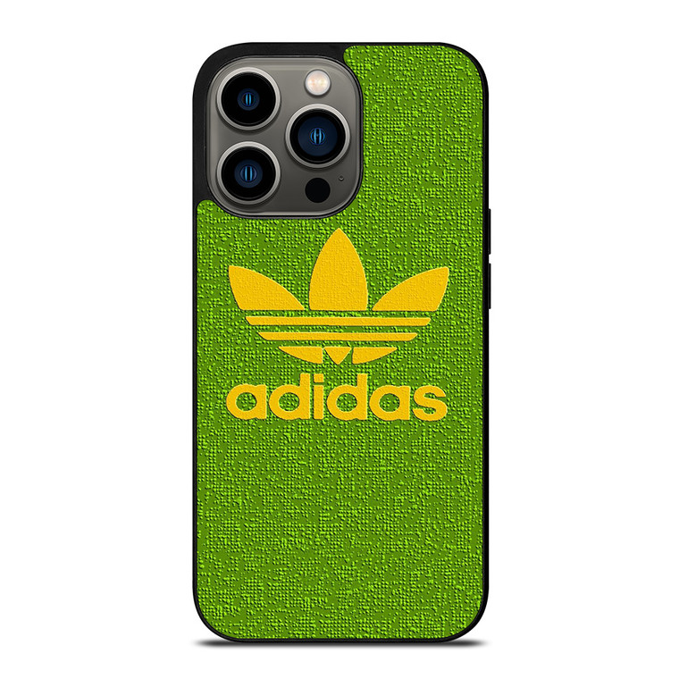 ADIDAS LOGO YELLOW GREEN iPhone 13 Pro Case Cover