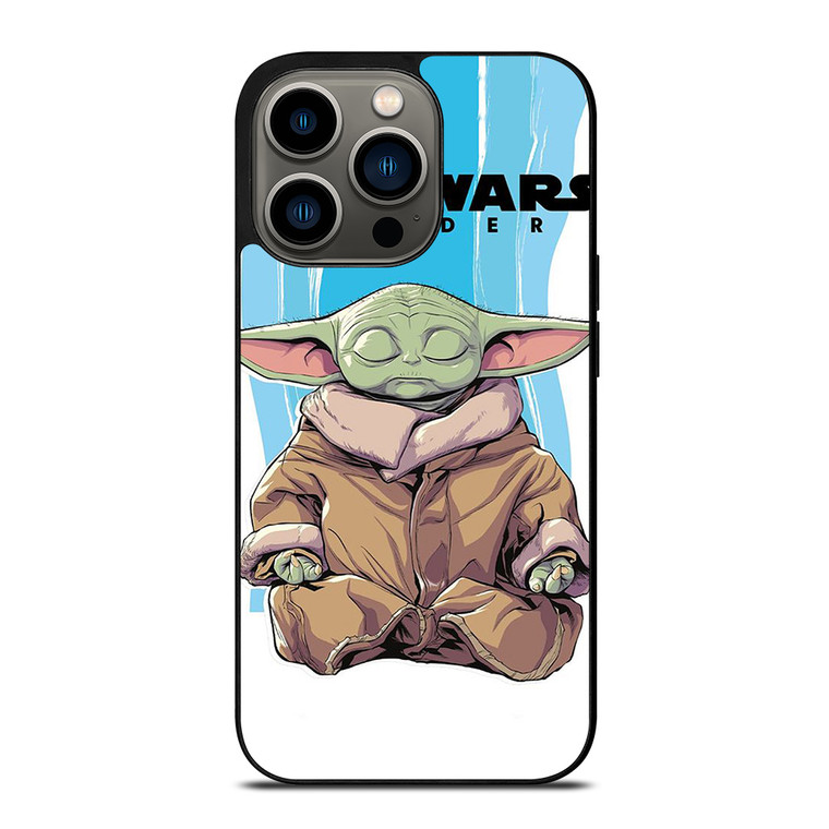 BABY YODA STAR WARS MEDITATION iPhone 13 Pro Case Cover