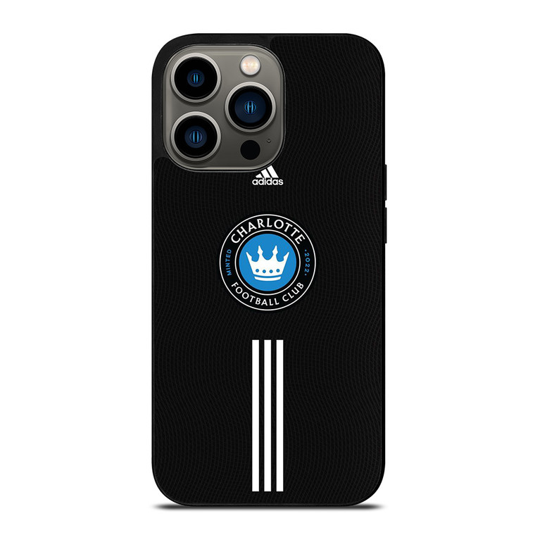 CHARLOTTE FOOTBALL CLUB MLS SOCCER TEAM ADIDAS iPhone 13 Pro Case Cover