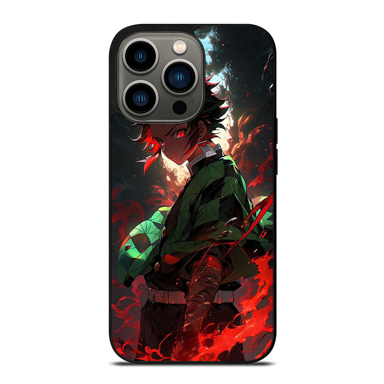 DEMON SLAYER TANJIRO KAMADO ANIME MANGA iPhone 13 Pro Case Cover
