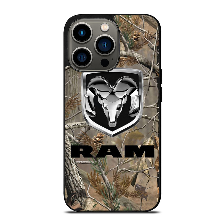 DODGE RAM TRUCK LOGO CAMO iPhone 13 Pro Case Cover